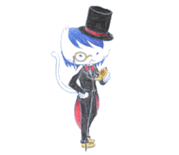 Hand drawing sticker #1553310