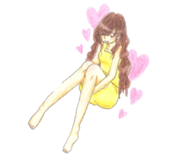 Hand drawing sticker #1553314