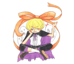 Hand drawing sticker #1553316