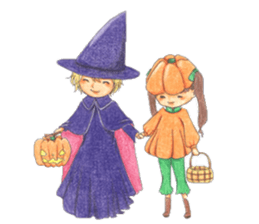 Hand drawing sticker #1553317