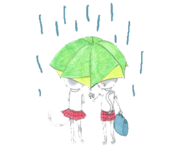 Hand drawing sticker #1553323