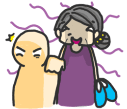 ManudLung ManudPa: Uncle and Auntie sticker #1553643