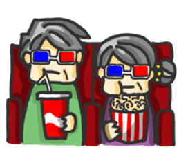 ManudLung ManudPa: Uncle and Auntie sticker #1553652