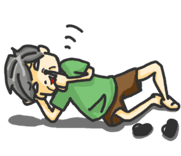 ManudLung ManudPa: Uncle and Auntie sticker #1553655