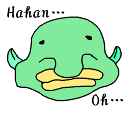 Deep-sea organism sticker #1553896