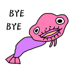 Deep-sea organism sticker #1553897