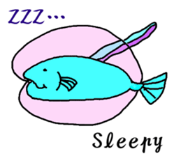 Deep-sea organism sticker #1553900