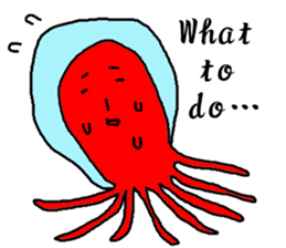 Deep-sea organism sticker #1553901