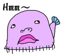 Deep-sea organism sticker #1553902
