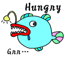 Deep-sea organism sticker #1553909