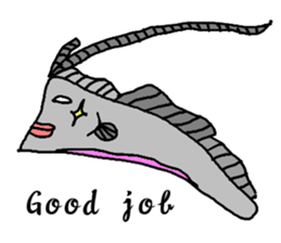 Deep-sea organism sticker #1553910