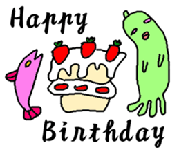 Deep-sea organism sticker #1553911
