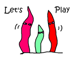 Deep-sea organism sticker #1553914