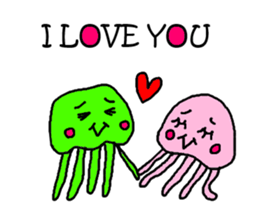 Deep-sea organism sticker #1553915