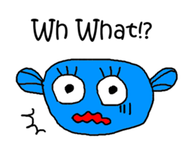 Deep-sea organism sticker #1553924