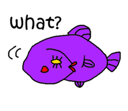 Deep-sea organism sticker #1553926