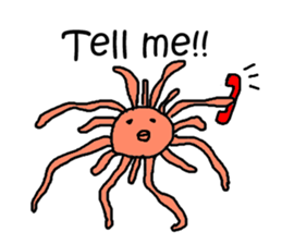 Deep-sea organism sticker #1553930