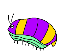 Deep-sea organism sticker #1553932