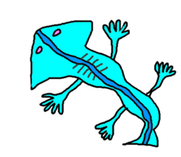 Deep-sea organism sticker #1553933