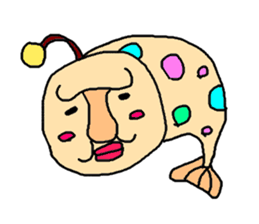 Deep-sea organism sticker #1553935