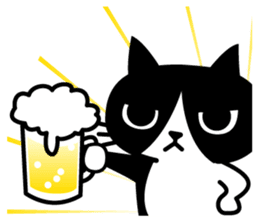 TSUYOKIN of cool cat sticker #1554061