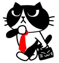 TSUYOKIN of cool cat sticker #1554078