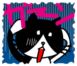 TSUYOKIN of cool cat sticker #1554083