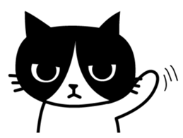 TSUYOKIN of cool cat sticker #1554095