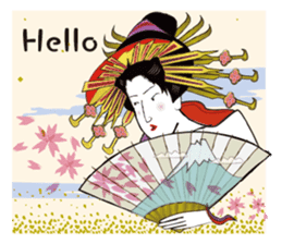 Interesting Ukiyo-e art sticker #1554416