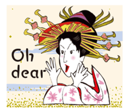 Interesting Ukiyo-e art sticker #1554419