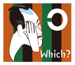 Interesting Ukiyo-e art sticker #1554422