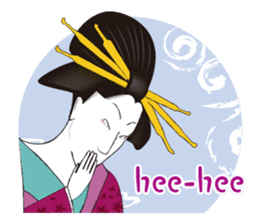 Interesting Ukiyo-e art sticker #1554436
