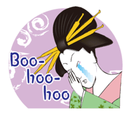 Interesting Ukiyo-e art sticker #1554437