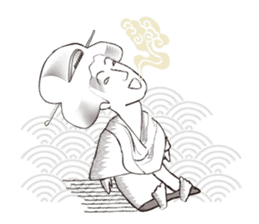 Interesting Ukiyo-e art sticker #1554443