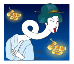 Interesting Ukiyo-e art sticker #1554444