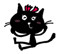 Black cat "Matton" Part3 English ver. sticker #1554457