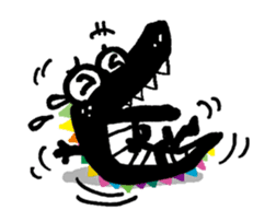 Black cat "Matton" Part3 English ver. sticker #1554458