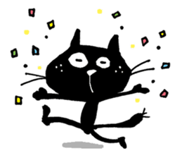 Black cat "Matton" Part3 English ver. sticker #1554459