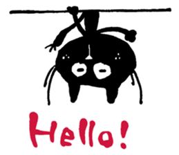 Black cat "Matton" Part3 English ver. sticker #1554464