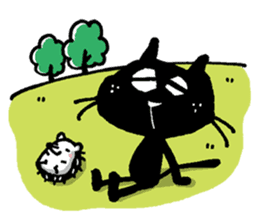 Black cat "Matton" Part3 English ver. sticker #1554467