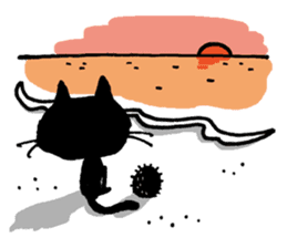 Black cat "Matton" Part3 English ver. sticker #1554470