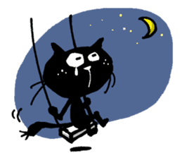 Black cat "Matton" Part3 English ver. sticker #1554472