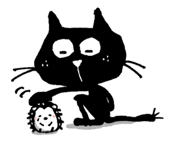 Black cat "Matton" Part3 English ver. sticker #1554473