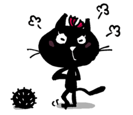 Black cat "Matton" Part3 English ver. sticker #1554475