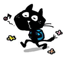 Black cat "Matton" Part3 English ver. sticker #1554476