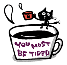 Black cat "Matton" Part3 English ver. sticker #1554477