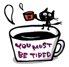 Black cat "Matton" Part3 English ver. sticker #1554477