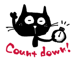 Black cat "Matton" Part3 English ver. sticker #1554484