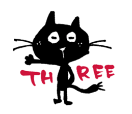Black cat "Matton" Part3 English ver. sticker #1554485