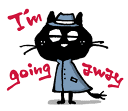 Black cat "Matton" Part3 English ver. sticker #1554488